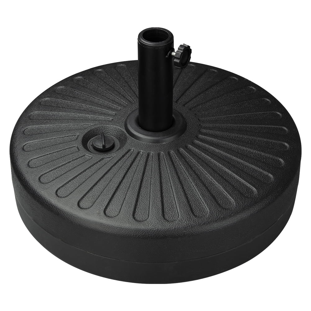 Sakiyr 20" Plastic Patio Umbrella Base Stand Pole Holder, Fillable with