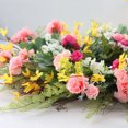 thumbnail image 2 of Guirnalda de puerta Artificial con Clavel e invierno puerta colgante guirnalda boda hogar puerta Decoración Sunnimix Guirnalda de guirnaldas, 2 of 8