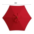 thumbnail image 3 of jiaroswwei Umbrella Canopy Waterproof Easy to Install Oxford Cloth Anti-corrosion Patio Rain Cover for Garden, 3 of 8
