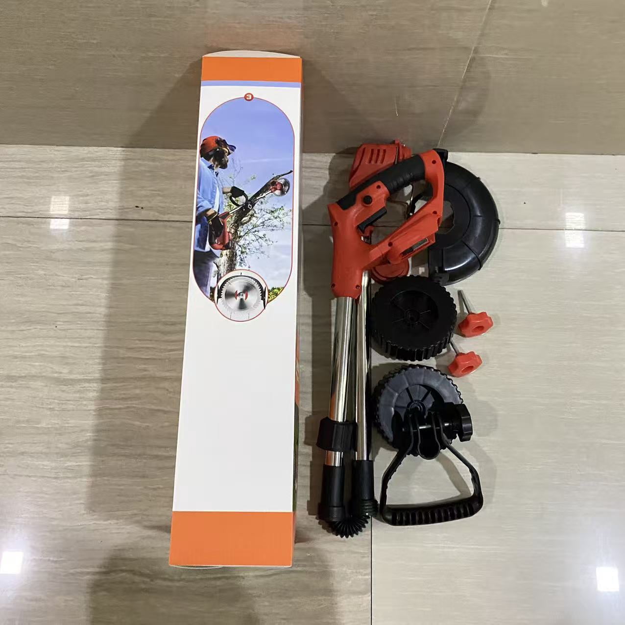 oxuxok Lawnmowers,14-Inch Cordless String Trimmer & Edger, (2 x 21V 4.0Ah Electric Brush Cutter Battery Powered), Telescopic Handle, 3 Cutting Methods
