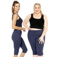 thumbnail image 2 of Stretch Is Comfort Women's Plus Size Knee Length Leggings| Adult X-Large - 7x, 2 of 5