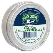 Amish Origins Old Time Chickweed Salve 2 oz- The Ultimate Poison Ivy/Poison Oak Blocker, Healing Salve Best for Skin Disorder, Irritations, Burns, Minor Cuts, Dry Skin, Great for Itching