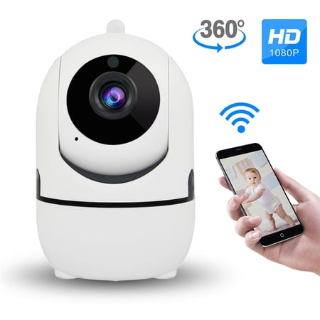 EASTIN Security Camera 1080P HD Pet/Baby/Nanny/Elderly Monitor with Sound Motion Detection 2-Way Audio Pan/Tilt/Zoom WiFi Surveillance Camera Wireless Home Cam with Night Vision Works