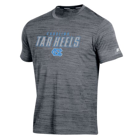 Tar Heels Athletics - Men's Russell Gray North Carolina Tar Heels Athletic Metallic T-Shirt