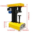 thumbnail image 5 of Techtongda Auto Electric Cans Sealer Desktop Sealer Can Sealing Machine for Plastic Cans Paper Cans 85mm, 5 of 11