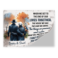 thumbnail image 2 of Lotusprinthandmade Personalized Old Couple When We Get To The End Of Our Lives Poster 32" x 48", Family Poster, Husband Wife Poster, Couple Poster, Valentine, Anniversary Poster, 2 of 4