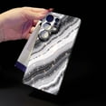 thumbnail image 6 of SKLYDDI Multicolor Swirling Marble Phone for Samsung Galaxy A24 4G Case - Grey & White Glitter, TPU, Flexible, Elegant Aesthetic, 6 of 7