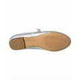 thumbnail image 4 of M by Bruno Magli Sofia Leather Flat, 7, Silver, 4 of 5