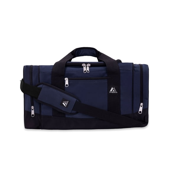 Everest Unisex Sporty Gear Duffel Bag - Large Black