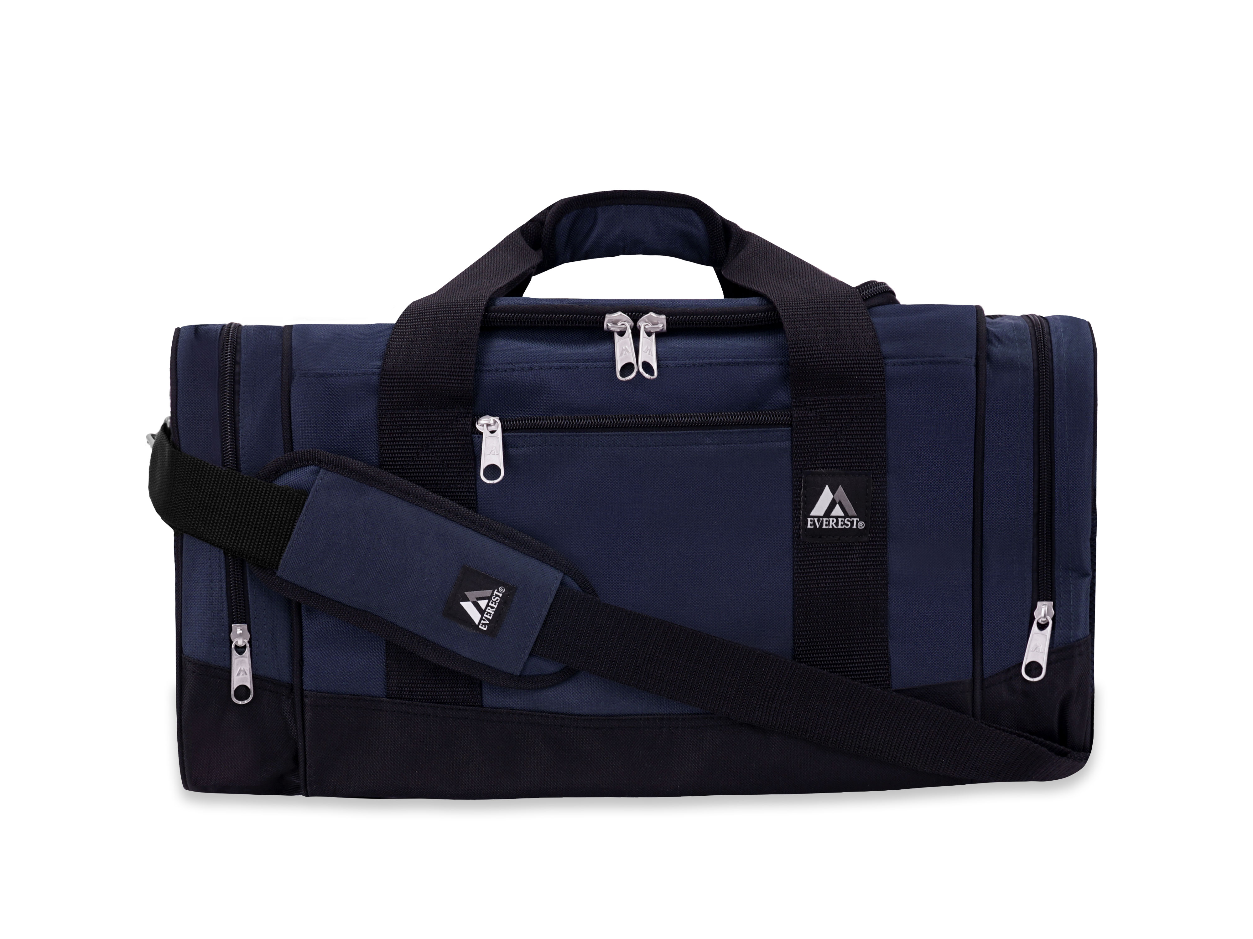 Everest Unisex Sporty Gear Duffel Bag Navy