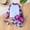 Purple, variant on Boys Swimsuit Dinosaur Print Zip Up Long Sleeve Swim Top with Trunks for Youth Boys Bathing Suit Size 1-2Y