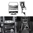 thumbnail image 1 of Real Bright Soft Car Interior Carbon Fiber Sticker Decoration10Pcs Carbon Fiber Interior Central Console Cover For Nissan 370Z 2009-2020Auto Car Protection Interior Accessories, 1 of 8
