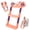 Pink, variant on FYJUCPA Kids Potty Training Seat, Detachable Toddler Toilet Seat Ladder with Adjustable Height, PVC Soft Cushion for Toddlers Boys and Girls