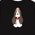 thumbnail image 4 of Inktastic Basset Hound with floppy ears Boys or Girls Long Sleeve Toddler T-Shirt, 4 of 5