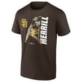 thumbnail image 2 of Men's Jackson Merrill Brown San Diego Padres Player Graphic T-Shirt, 2 of 4