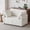 Beige, variant on BedLuxury 51" Foldable Loveseat with Storage Pocket, Futon Sofa Bed,Mordern Sleeper Couch for Small Space,Green