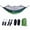 Fruit Green mixed with Dark Green, variant on LAZIOEGR Automatic Quick-opening Camping Hammock with Mosquito Net, 102.4 inches / 260 cm, Anti-rollover 210T Nylon, Light Army Green
