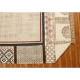 thumbnail image 5 of Casavani Handblock Printed Cotton Farmhouse Living Room Area Rug Geometric Area Carpet, Brown 10x16 feet, 5 of 6