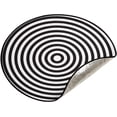 thumbnail image 5 of Halloween Round Christmas Tree Mats Waterproof Tree Skirt, Hypnotic Fascinating Cycle Xmas Tree Stand Tray Mat Floor Protector Pad for Holiday Party Decoration, 28.3", 5 of 6