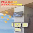 thumbnail image 4 of Lámpara Solar Jardín Con Mando A Distancia 224 LED Split/One para Garaje Patio, 4 of 9