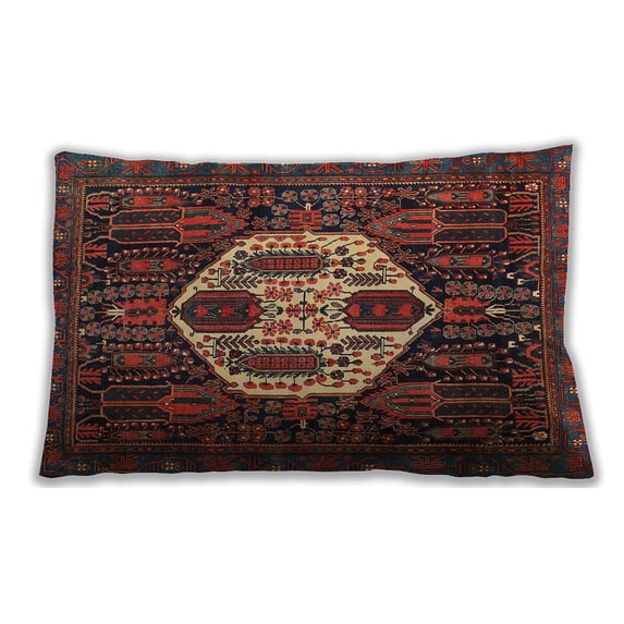 Ahgly Company Outdoor Rectangular Traditional Lumbar Throw Pillow, 13 inch by 19 inch