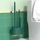 thumbnail image 1 of Artículos esenciales para dormitorios, suministros de limpieza, cepillo para inodoro, cepillo para inodoro con cerdas fuertes, cepillo largo y base lo suficientemente pesada para el baño., 1 of 8