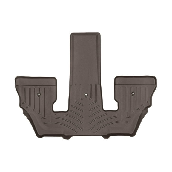 WeatherTech Custom Fit FloorLiners compatible with BMW X7 50i, X7 40i, X7 M60i, ALPINA XB7, X7 M50i - 3rd Row, Cocoa
