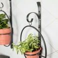 thumbnail image 6 of Danya B. Tivoli 2-Piece Metal Hanging Planter Set, 6 of 12