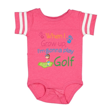 

Inktastic Golfing Girls Future Golfer Gift Baby Girl Bodysuit
