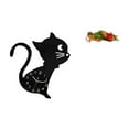 thumbnail image 1 of Reloj de pared con diseño de gato, bonito reloj de pared para guardería, sala de juegos, interior, resina, acrílico, dibujos animados, silencioso, ade, 1 of 8