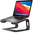 thumbnail image 1 of Laptop Stand, Ergonomic Aluminum Laptop Mount Computer Stand, Detachable Laptop Riser Notebook Holder Stand Compatible with MacBook Air Pro, Dell XPS, More 10-15.6" Laptops - Black, 1 of 7