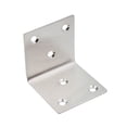 thumbnail image 1 of 20 soportes de ángulo de hierro de alta resistencia, soportes en forma de L de 40 x 40 mm, sujetador de soporte, soportes de acero metálico para madera, herrajes de fijación de muebles, plateado, 1 of 2
