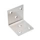 thumbnail image 1 of 20 soportes de ángulo de hierro de alta resistencia, soportes en forma de L de 40 x 40 mm, sujetador de soporte, soportes de acero metálico para madera, herrajes de fijación de muebles, plateado, 1 of 2