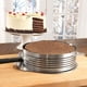 thumbnail image 5 of Cortador de anillos, cortador de pasteles, anillo ajustable, Mousse de 7 capas, para cortar fácilmente la parte inferior de los pasteles, molde para hornear pan redondo DIY Adepaton LKX-0196, 5 of 7