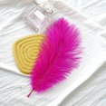 thumbnail image 2 of 10 PCS Ostrich Feathers,Bulk Soft Natural Feathers for Crafts Centerpieces Party Wedding Home Decorations Dream Catchers Vases (Hot Pink 8-9.8 Inch), 2 of 4