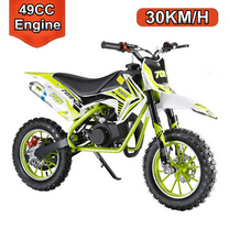 Seipouy 49cc Dirt Bike, 2 Stroke Dirt Bike for Kids, Off-Road Mini Motorcycle, Kids Dirt Bike Max Load 220LBS, Gas Power Pocket Rocket Bike, Dirt Bike Gas Powe with Improved Disc Brakes