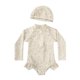 thumbnail image 1 of Odeerbi 9M-7Y Trajes de Baño de Manga Larga Con Lycra Y Gorro de Baño Bañador de Una Pieza Para Entrenamiento Atlético, 1 of 2