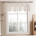 thumbnail image 4 of Macrame Curtains, 52x21 Inch Cotton Rope Woven Valance, Boho Wall Hanging for Kitchen, 4 of 6