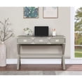thumbnail image 3 of Wellington 46" Engineered Wood Desk with Power in Gray Finish, 3 of 10