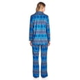 thumbnail image 3 of Ashford & Brooks Women's Minky Micro Fleece Button Up Pajama Set, 3 of 4
