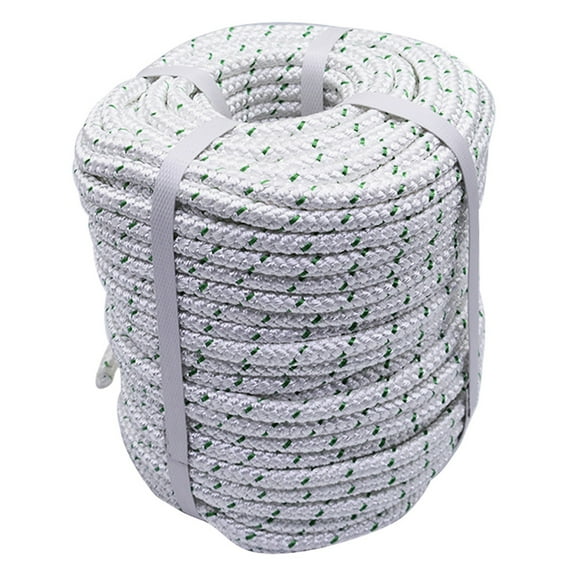 netuera 3/8 Inch x 200 Feet 4800Lbs Double Braid Polyester Rope Breaking Strength Strong Pulling Rope