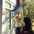 thumbnail image 2 of Airedale Terrier Easter Egg Hunt House Flag 28 in x 40 in, 2 of 7
