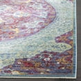 thumbnail image 2 of SAFAVIEH Sutton Hannan Medallion Runner Rug, Purple/Turquoise, 3' x 12', 2 of 4