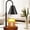 Black-1, variant on Green Candle Warmer Lamp with 2 Bulbs for Jar Candles, Adjustable Height with Timer & Dimmer