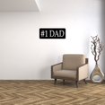 thumbnail image 4 of Pillars Customs #1 Dad Sign, Home Man Cave Wall Art for Dad (12" W x 5" H, Gold), 4 of 5