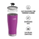thumbnail image 3 of Vaso THERMOS ICON SERIES de acero inoxidable 700 ml, color ciruela, 3 of 7