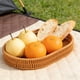 thumbnail image 5 of CaiYueKe Plastic Woven Storage Basket Tray for Kitchen Pantry Organization, Fruit Vegetable Snack Candy Bread Basket, Multi Functional Home Decor Storage Container, 5 of 7