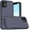 Treasure Blue, variant on Shockproof for iPhone se Case, [Military Grade Drop Protection] Dual Layer，Tough Rugged Heavy Duty Full-Body Protective Phone Case (Black, iPhone se2 se3/iPhone 8/7)