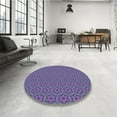 thumbnail image 4 of Ahgly Company Tapis Rectangulaire Lavable en Machine Intérieur Transitionnel Bleu Ardoise Moyen, 8 Pieds x 10 Pieds, 4 of 7