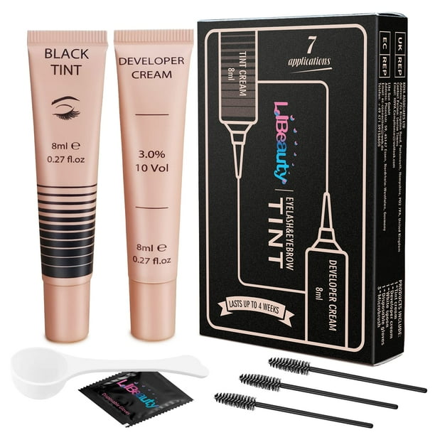 Kit de color negro para pestañas y cejas Libeauty Instant Effect